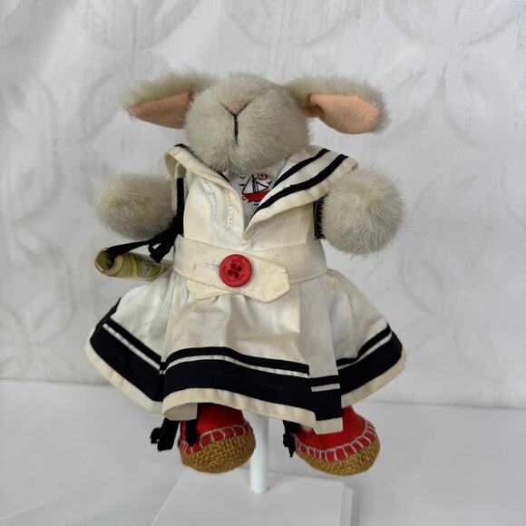 VTG 1990 Hoppy VanderHare All Paws On Deck Sailor Rabbit Muffy With Map - Picture 2 of 10